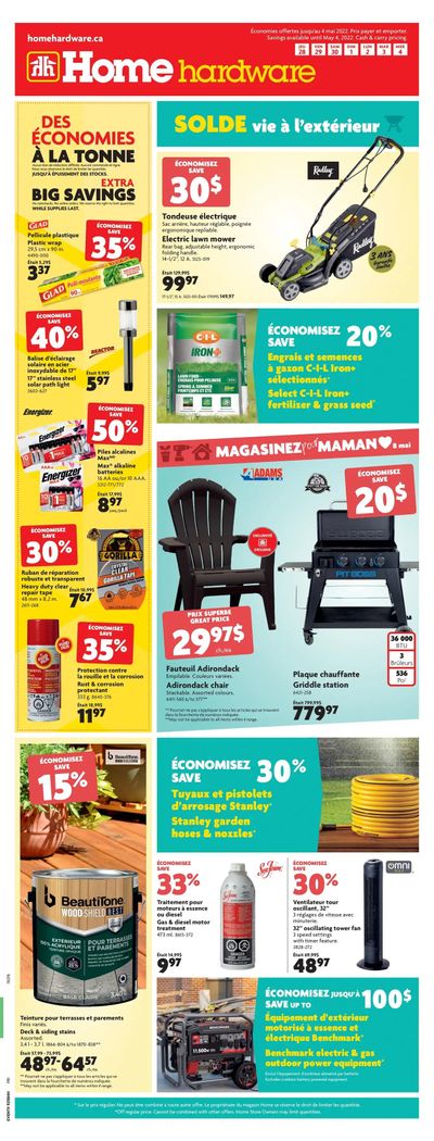 Home Hardware (QC) Flyer April 28 to May 4