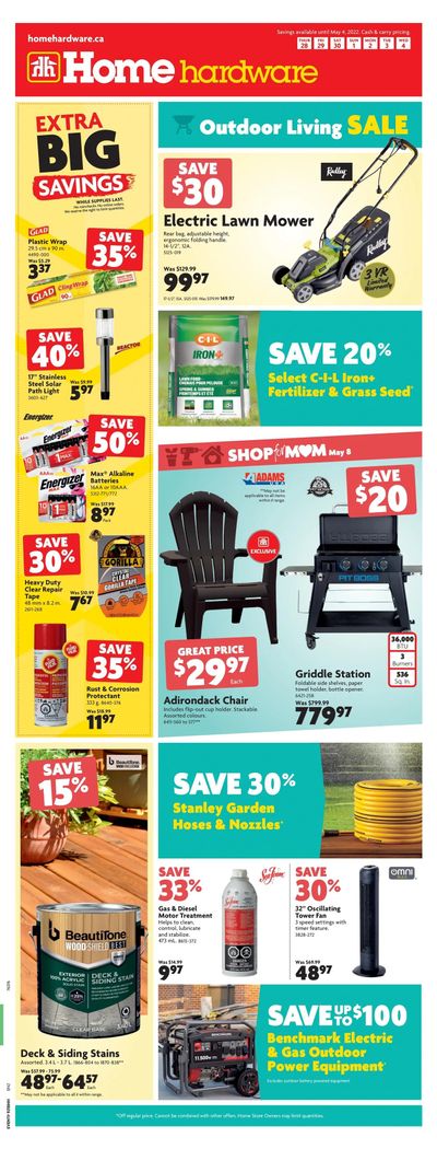 Home Hardware (Atlantic) Flyer April 28 to May 4