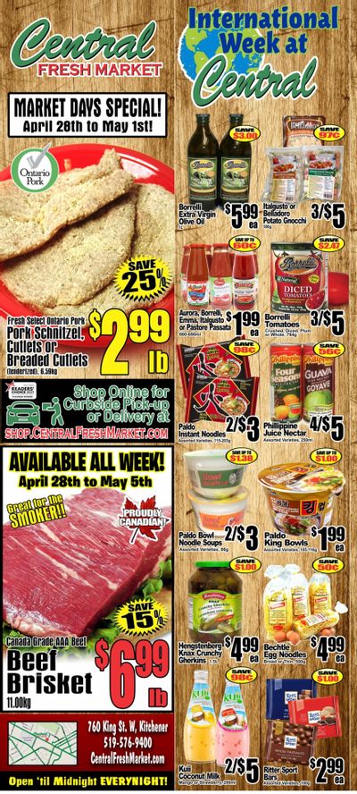 Central Fresh Market Flyer April 28 to May 5