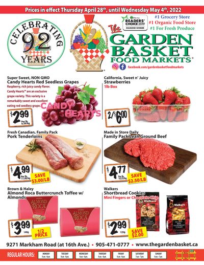 The Garden Basket Flyer April 28 to May 4