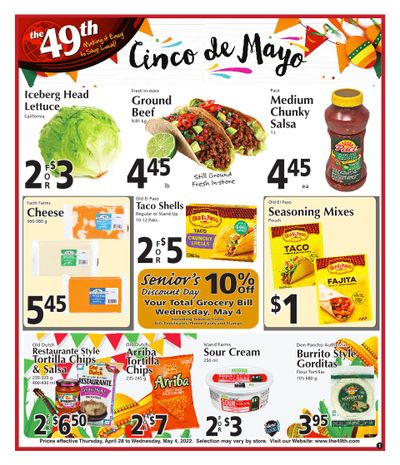 The 49th Parallel Grocery Flyer April 28 to May 4