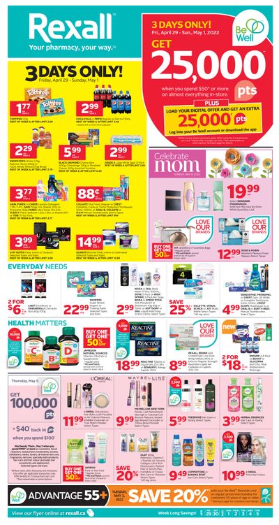 Rexall (West) Flyer April 29 to May 5