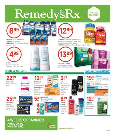 Remedy's RX Flyer April 29 to May 26
