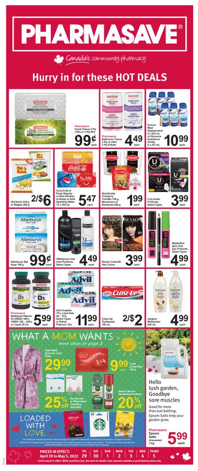 Pharmasave (ON) Flyer April 29 to May 5