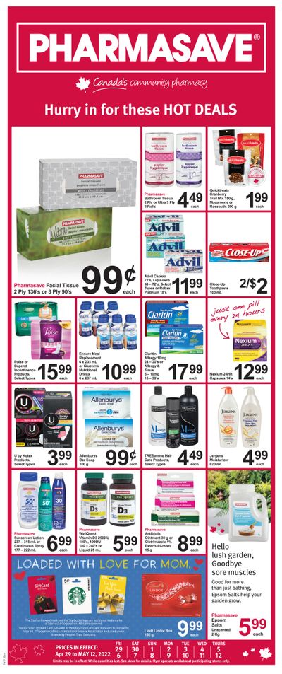 Pharmasave (ON) Flyer April 29 to May 12