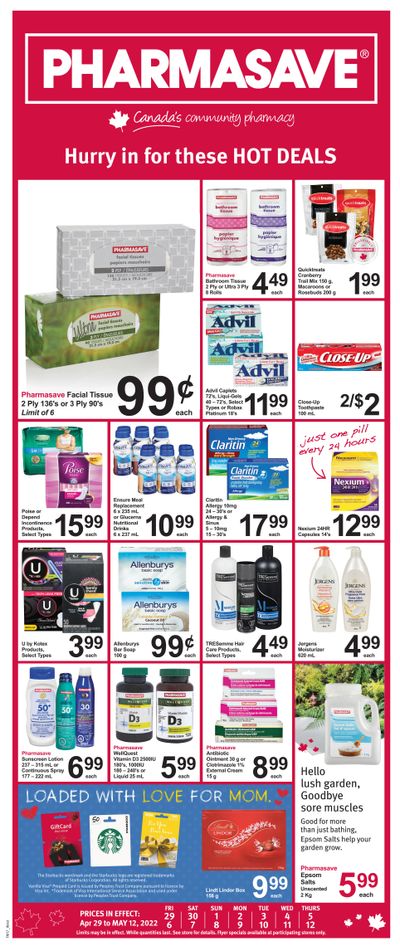 Pharmasave (West) Flyer April 29 to May 12