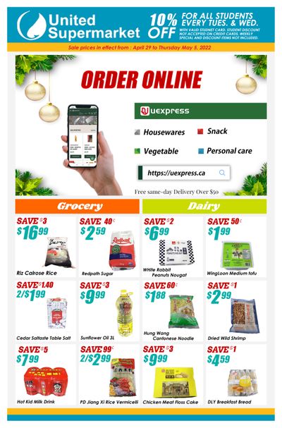 United Supermarket Flyer April 29 to May 5