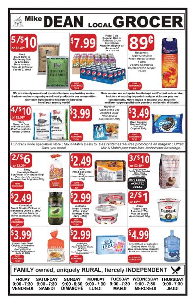 Mike Dean Local Grocer Flyer April 29 to May 5