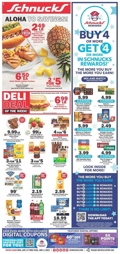 Schnucks (IA, IL, IN, MO) Weekly Ad Flyer April 28 to May 5