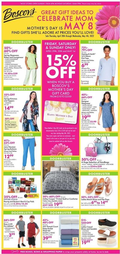 Boscov's (CT, DE, MD, NJ, NY, PA) Weekly Ad Flyer April 28 to May 5