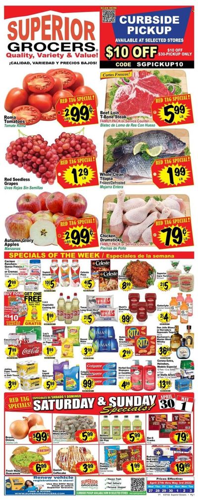 Superior Grocers (CA) Weekly Ad Flyer April 28 to May 5