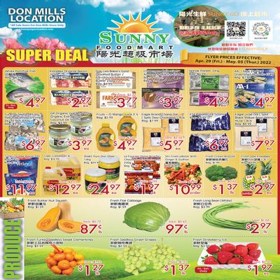 Sunny Foodmart (Don Mills) Flyer April 29 to May 5