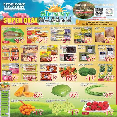 Sunny Foodmart (Etobicoke) Flyer April 29 to May 5