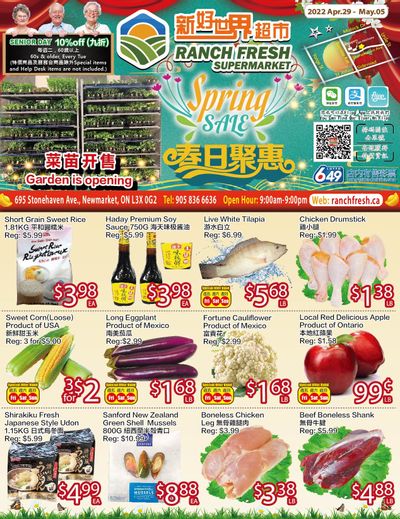 Ranch Fresh Supermarket Flyer April 29 to May 5