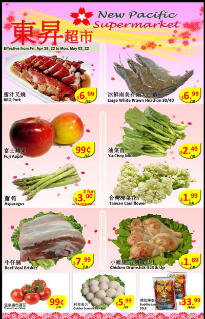 New Pacific Supermarket Flyer April 29 to May 2