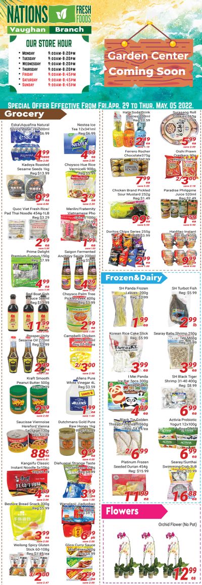 Nations Fresh Foods (Vaughan) Flyer April 29 to May 5