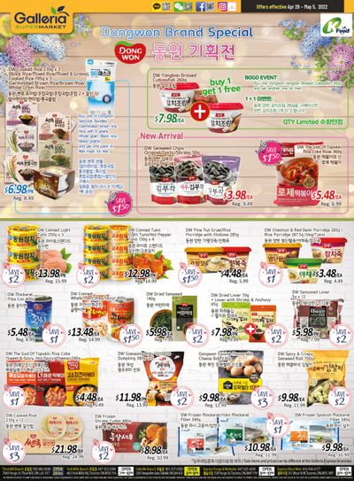 Galleria Supermarket Flyer April 29 to May 5