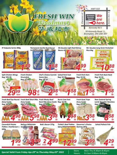 Fresh Win Foodmart Flyer April 29 to May 5
