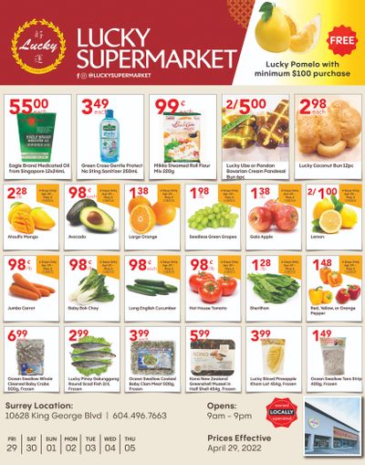 Lucky Supermarket (Surrey) Flyer April 29 to May 5