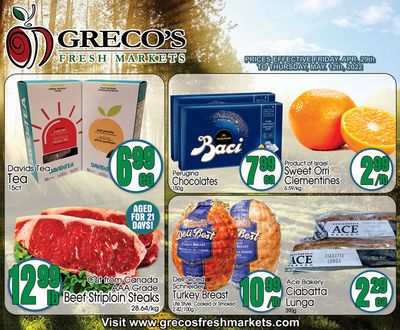 Greco's Fresh Market Flyer April 29 to May 12