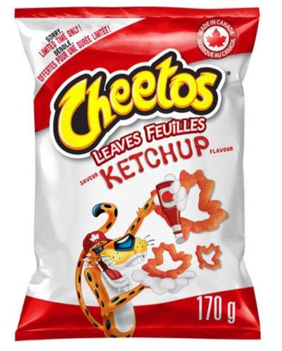 Walmart Canada Grocery: Get Cheetos Leaves Ketchup Cheese Flavoured Snacks, 3 for $9