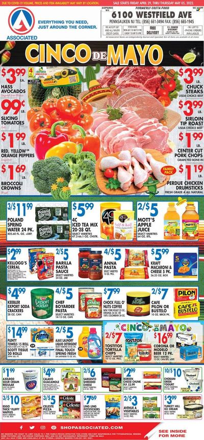 Associated Supermarkets (NY) Weekly Ad Flyer April 30 to May 7