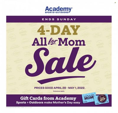Academy Sports (AL, AR, GA, LA, MO, NC, SC, TN, TX) Weekly Ad Flyer April 30 to May 7