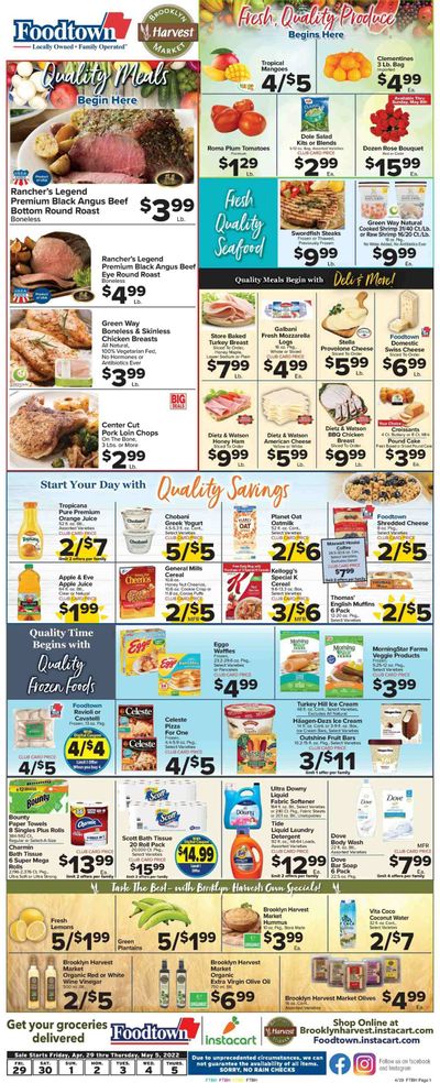 Foodtown (NJ, NY, PA) Weekly Ad Flyer April 30 to May 7