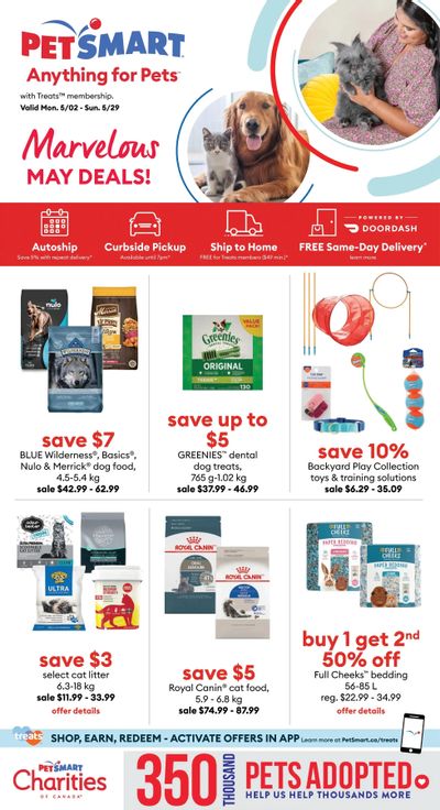 PetSmart Marvelous May Deals Flyer May 2 to 29