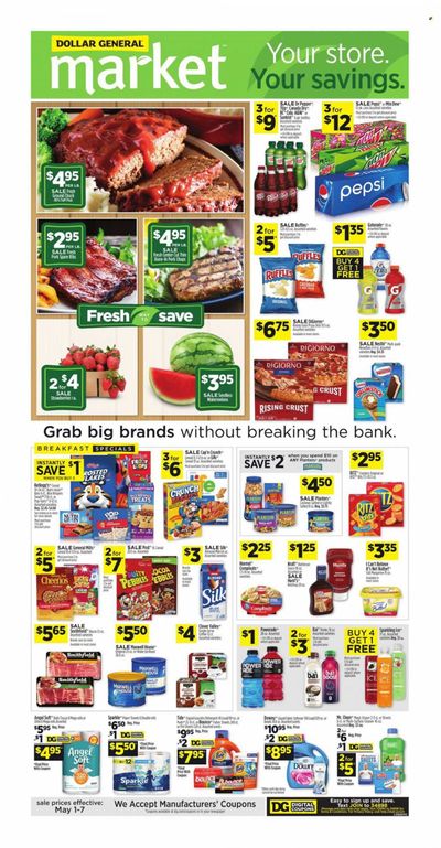 Dollar General (AL, GA, KY, LA, TN) Weekly Ad Flyer May 2 to May 9