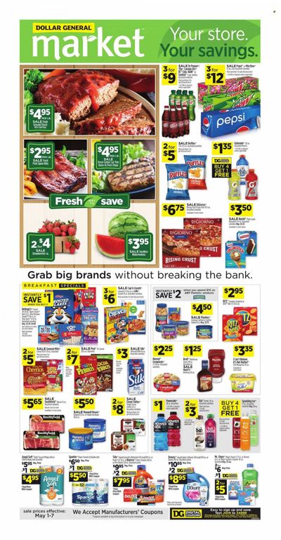 Dollar General (IN, OH) Weekly Ad Flyer May 2 to May 9