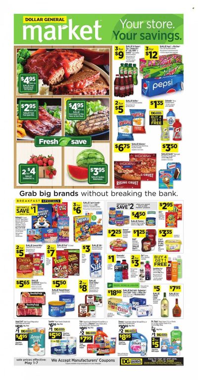 Dollar General (CA) Weekly Ad Flyer May 2 to May 9