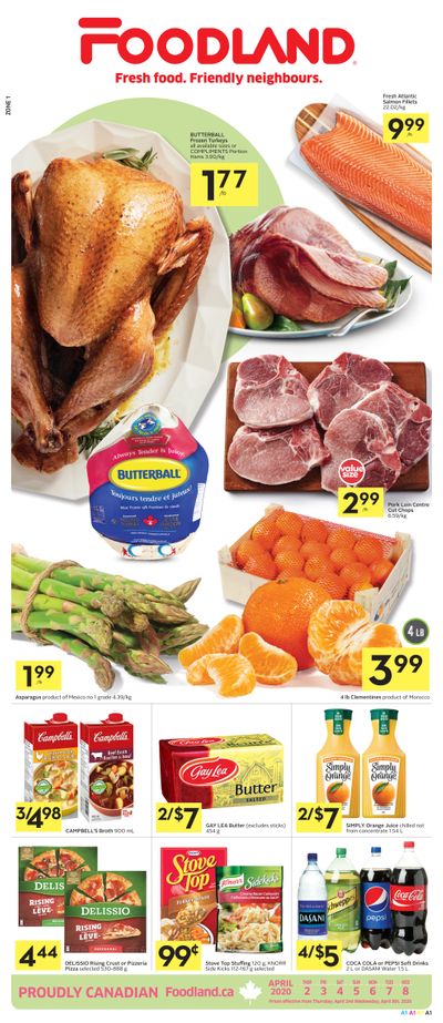 Foodland (ON) Flyer April 2 to 8