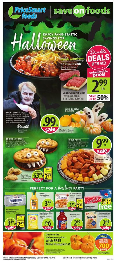 PriceSmart Foods Flyer October 24 to 30