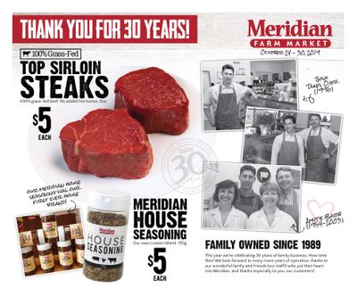 Meridian Farm Market Flyer October 24 to 30