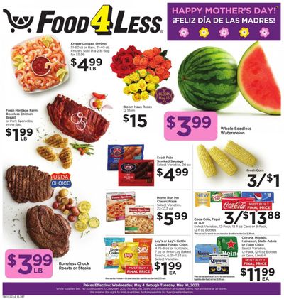 Food 4 Less (IN) Weekly Ad Flyer May 3 to May 10