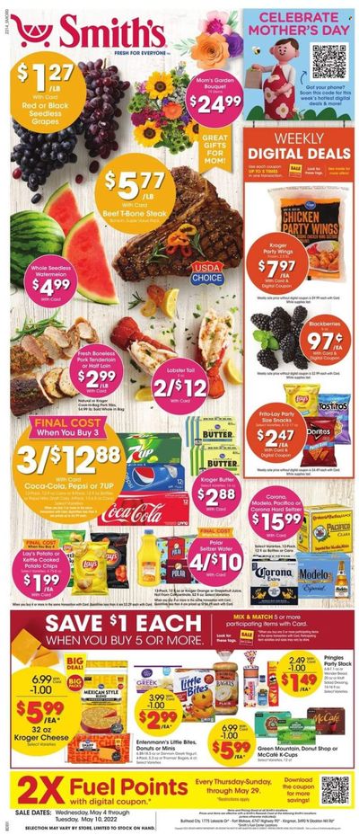 Smith's (AZ, ID, MT, NM, NV, UT, WY) Weekly Ad Flyer May 3 to May 10