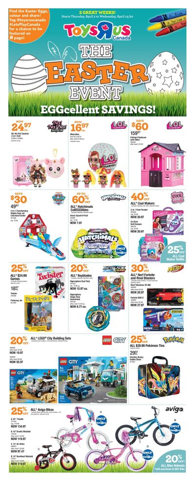 Toys R Us Flyer April 2 to 15
