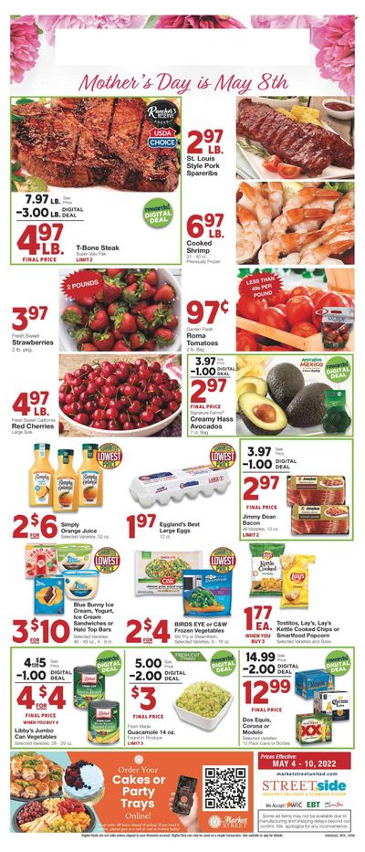 Market Street (NM, TX) Weekly Ad Flyer May 3 to May 10