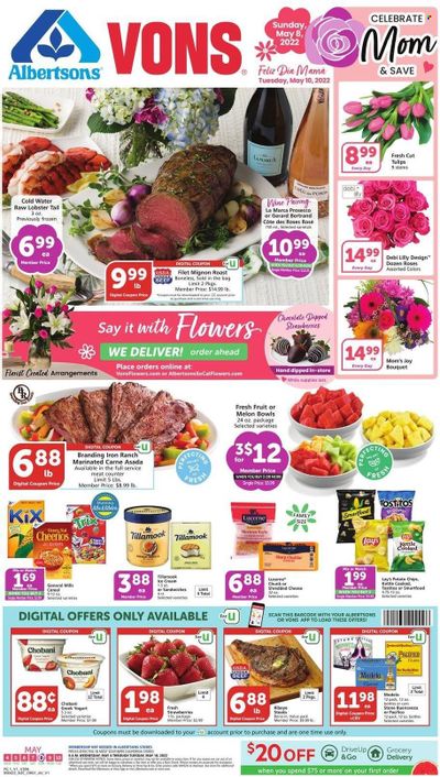 Vons (CA) Weekly Ad Flyer May 3 to May 10