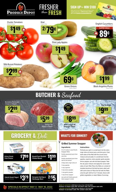 Produce Depot Flyer May 4 to 10