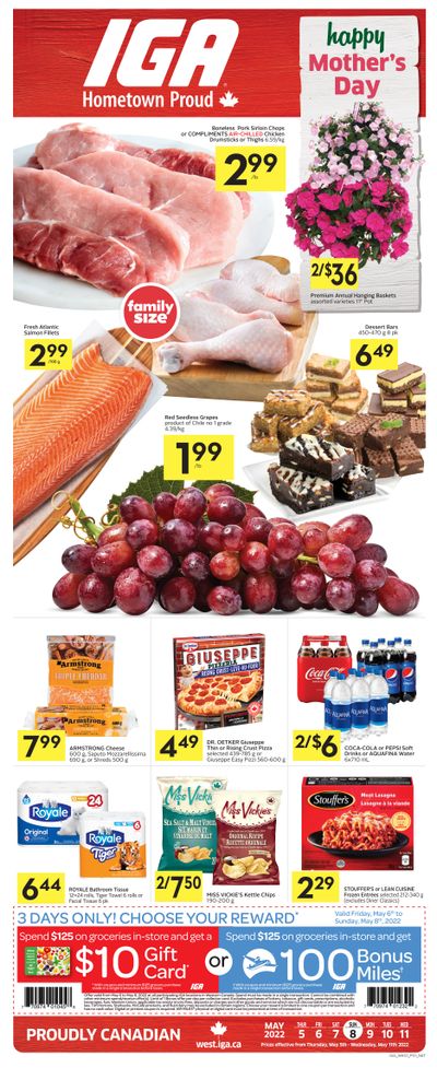 IGA (West) Flyer May 5 to 11