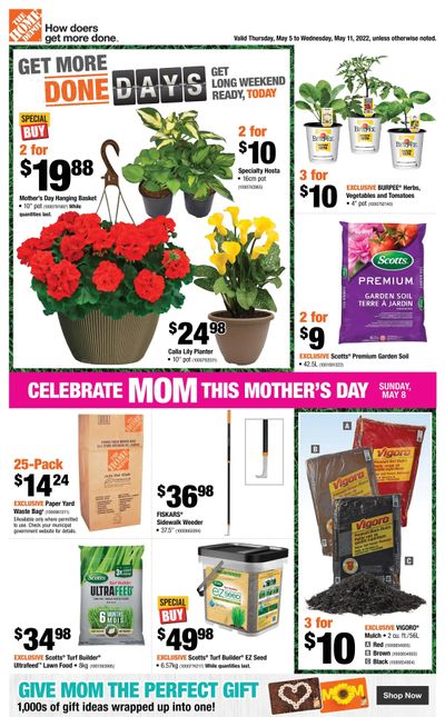 Home Depot (BC) Flyer May 5 to 11