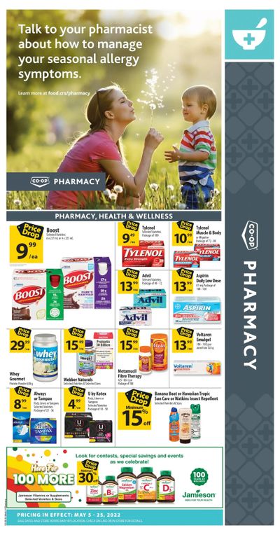Co-op (West) Pharmacy Flyer May 5 to 25