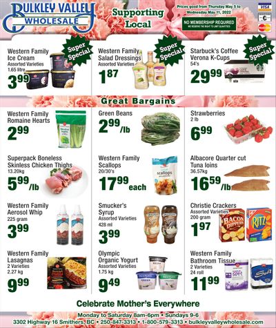 Bulkley Valley Wholesale Flyer May 5 to 11