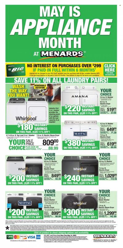 Menards Weekly Ad Flyer May 4 to May 11