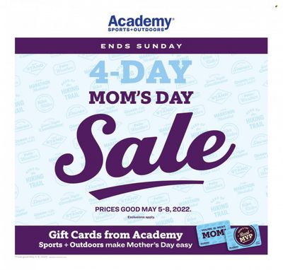 Academy Sports (AL, AR, GA, LA, MO, NC, SC, TN, TX) Weekly Ad Flyer May 4 to May 11