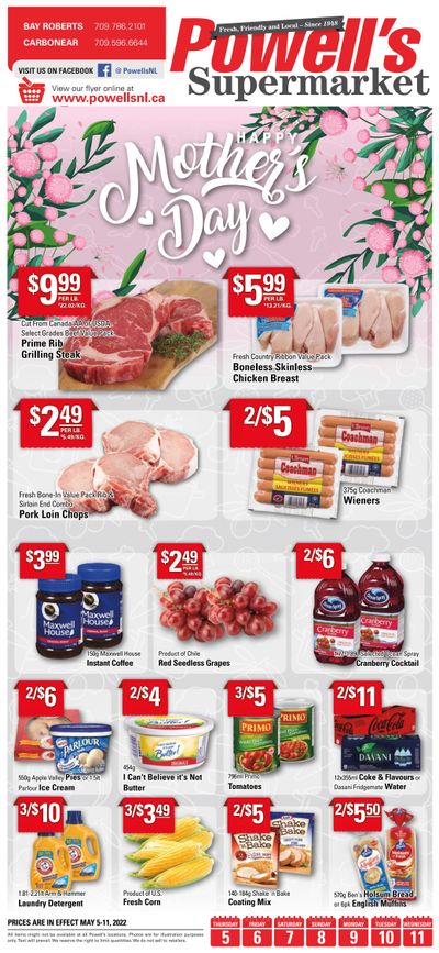 Powell's Supermarket Flyer May 5 to 11