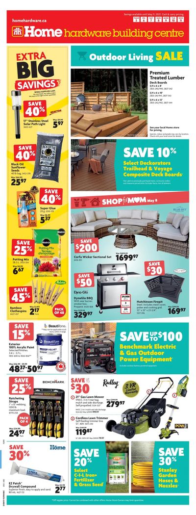 Home Hardware Building Centre (AB) Flyer May 5 to 11