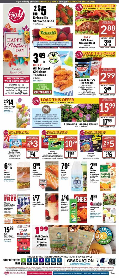 Big Y (CT) Weekly Ad Flyer May 5 to May 12